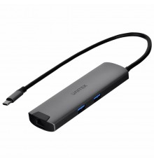 Unitek H1112F Active Hub USB-C 5 Gbps, HDMI RJ-45 PD 100 W