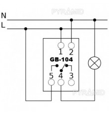 GreenBlue PROGRAMUOJAMAS ELEKTRONISKAIS LAIKS JUNGIKLIS GB-104