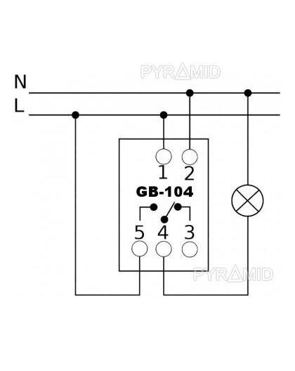 GreenBlue PROGRAMUOJAMAS ELEKTRONISKAIS LAIKS JUNGIKLIS GB-104