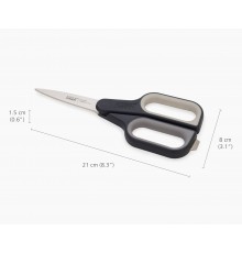 Joseph Joseph PlusCut Grey Scissors with Integr.Box Cutter