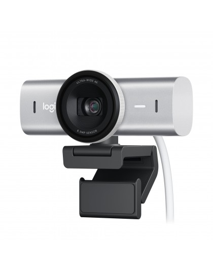 Logitech MX Brio Ultra HD 4K -internetinė kamera, sidabrinė