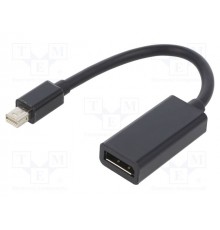 I/O ADAPTER MINI-DP Į DP/4K A-MDPM-DPF4K-01 GEMBIRD