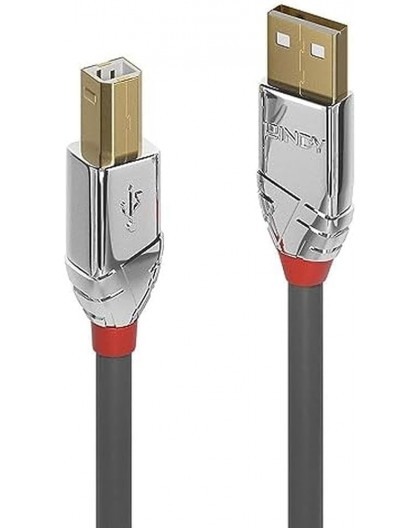 LINDY USB 2.0 Cable Type A/B Cromo Line M/M 5m