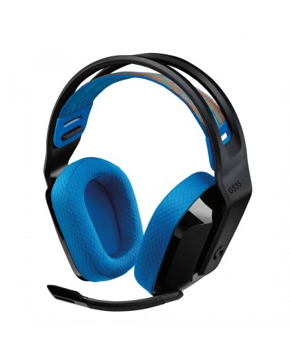 Logitech G G535 Wireless Gaming Headset, Black, Blue