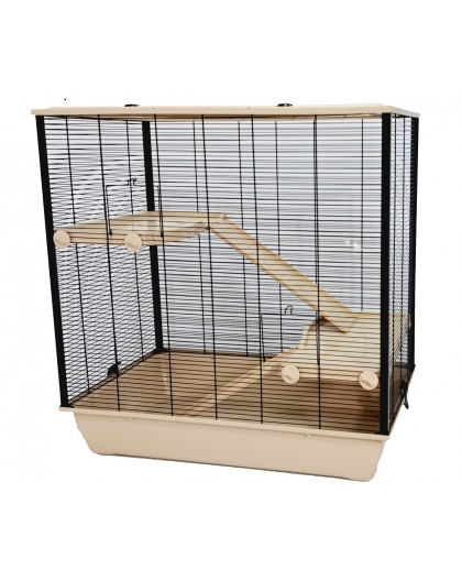 INTER-ZOO Frodo + Plastic Beige - cage for a hamster