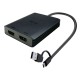 I-TEC USB-A/C 2X HDMI ADAPTER