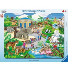 Ravensburger pusle 45 tükki - Külastus loomaaeda