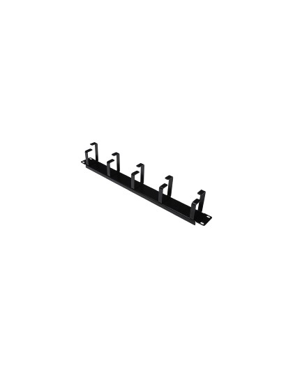 DIGITUS Patch Panel 1U 5x Rings 40x60mm Black