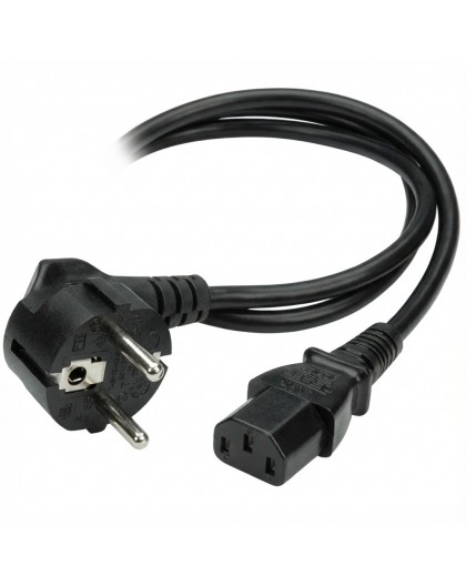 ROLINE Power Cable, 3-pin, Notebook Socket, Black, 0.8 m