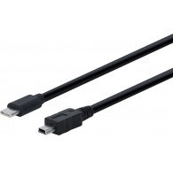 Fuj:tech USB-C - Mini-B kabelis, 5m