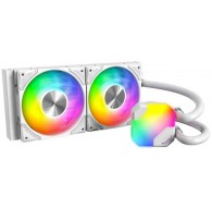 „Montech Hyper Flow ARGB AIO“ ūdens dzesēšana, baltā krāsā - 240 mm