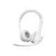 Logitech H390 Headset on-ear wired USB-A off-white