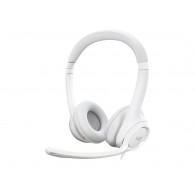 Logitech H390 Headset on-ear wired USB-A off-white