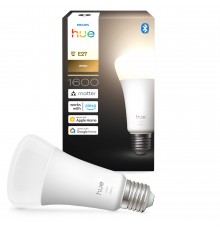 Philips Hue LED Smart Bulb, White, E27, 1600 lm