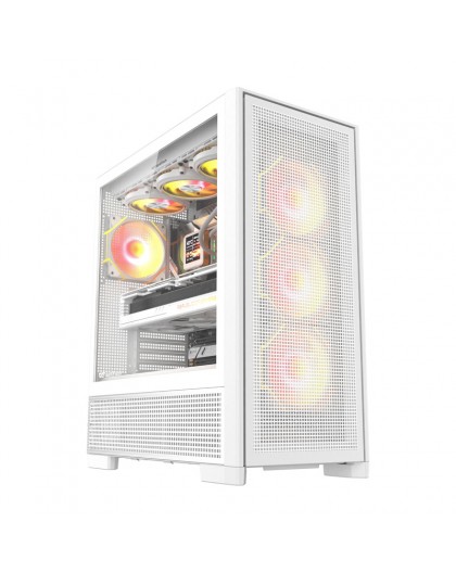 DarkFlash AIRNOVA computer case (white) + 3 fans