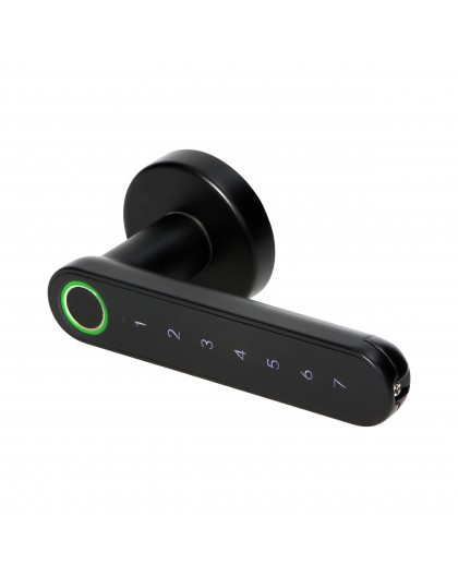 Orno Kodo handle with touchscreen keyboard and smart feature – fingerprint reader, Bluetooth 4.0, black