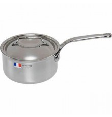 De Buyer Affinity Puodas nerūsējošā tērauda ar vāku 16 cm