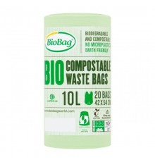 BioBag Compostable Garbage Bags 10L 42x54cm