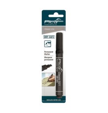 Pica Permanentmarker 2-6mm, Wedge Tip, blue Retail Packaging