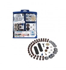 Dremel SC725 EZ SpeedClic Accessory Set 70 pieces