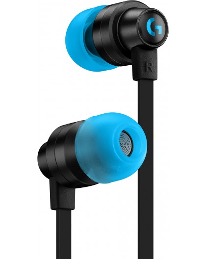 Logitech G333 Gaming Earphones, Black
