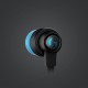 Logitech G333 Gaming Earphones, Black