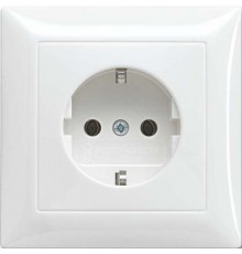 BUSCH JAEGER BJ 20 EUJ-914 SCHUKO UP Socket Alpine White Busch-b