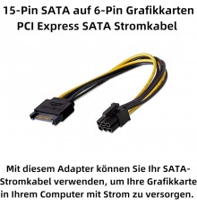 Inter. SATA Power 6 Pin Graphics Card
