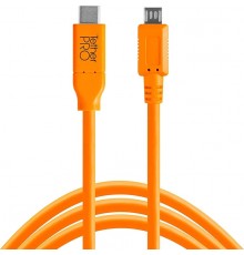 Tether Tools USB-C to 2.0 Micro- B 5-Pin 4,60m orange