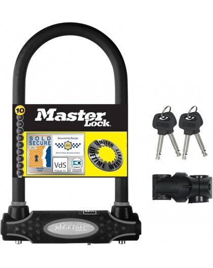 Master Lock U-Lock steel 13mm with Mount 8195EURDPRO