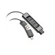 HP Poly DA85 Wideband QD to USB Adapter (USB-A & USB-C)