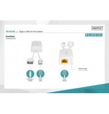 DIGITUS Digitus USB-A 5V PoE skaidytuvas