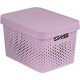 Curver Infinity storage box with lid, 17l, pink