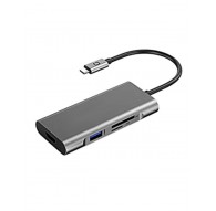 Extra Digital Adapter is USB Type-C - 3 x USB 3.0, Type-C PD, HDMI, SD, TF
