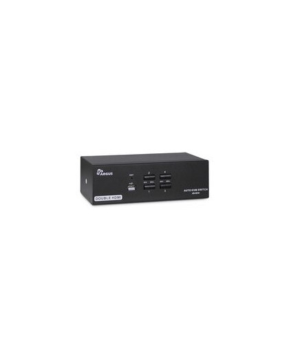 Inter-Tech KVM Switch AS-42HA HDMI, 4 Ports, Metal