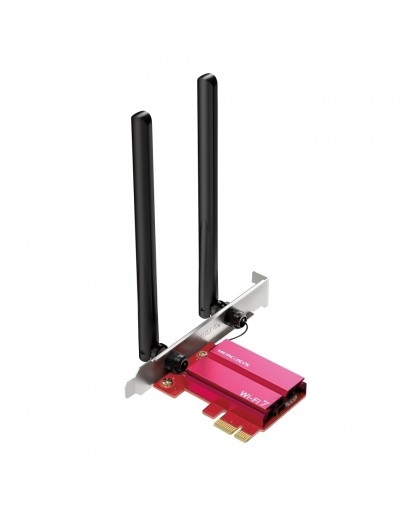 Mercusys MA37BE PCIe WiFi 7 un Bluetooth 5.4 adapters