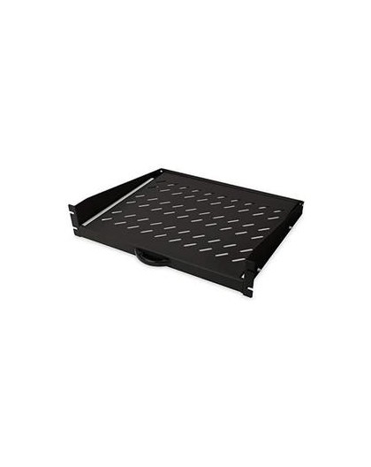 DIGITUS Pull-out shelf for fixed installation 483mm profile rail.