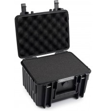 B&W Outdoor Case Type 2000 black with pre-cut foam insert