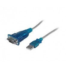 USB kabelis StarTech USB-A - DB-9 0,4 m permatomas (ICUSB232V2)