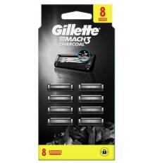Gillette Mach3 Charcoal rezerves galvutē.