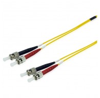 LWL Patchkabel ST-ST 5.00m Singlemode Duplex OS2 ge Polyb