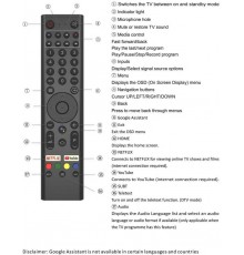 eStar Distancinis RCU voice for Android TVs Black