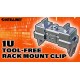 Intellinet Network Solutions Rack Mounting Clip Tool-Free 1U 12 pcs