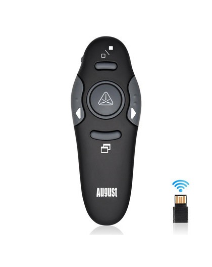 Presentation remote August LP205R with laser