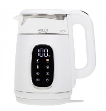 ADLER AD 1305 electric kettle white/silver