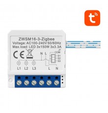 Smart Switch Module ZigBee Avatto ZWSM16-W3 TUYA