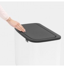 Brabantia Bo Touch Bin white, 11 + 23 L