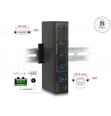 HUB USB Delock 4x USB-A 3.0 (63309)