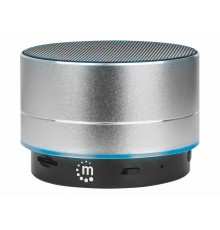 MANHATTAN Metallic LED Bluetooth Speaker with Colorful Light Control
