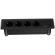 DELTACO portable power panel, 4 sockets, GST18 connection, chaining